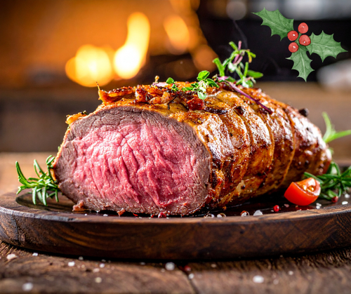 lamb loin Christmas roast